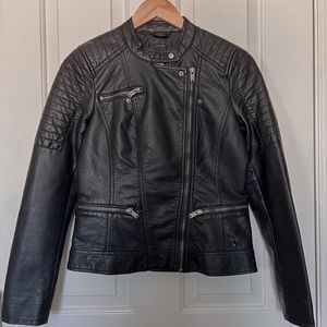 Only Faux Leather Jacket - Woman’s - XS in Black